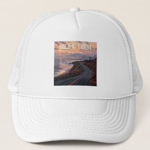 Pacific Kusten Highway Sunset Keps