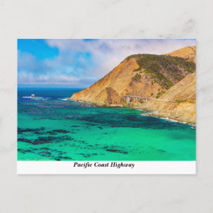 Pacific Kusten Highway Vykort