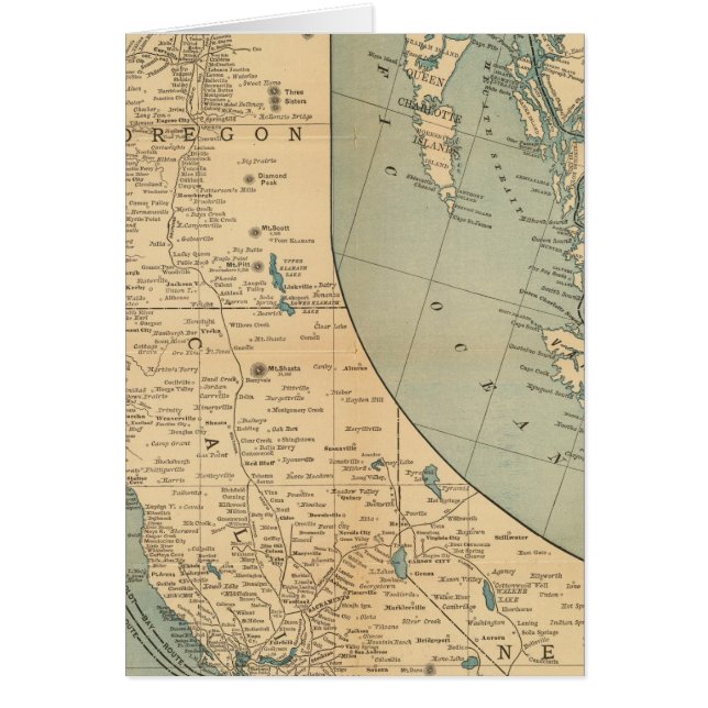 Pacific Kusten Steamship Company Hälsningskort (Framsidan)