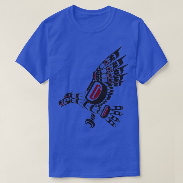 Pacific Northwest Eagle native american salish for T Shirt (Design framsida)