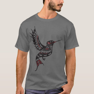 Pacific Northwest Hummingbird native american sali T Shirt