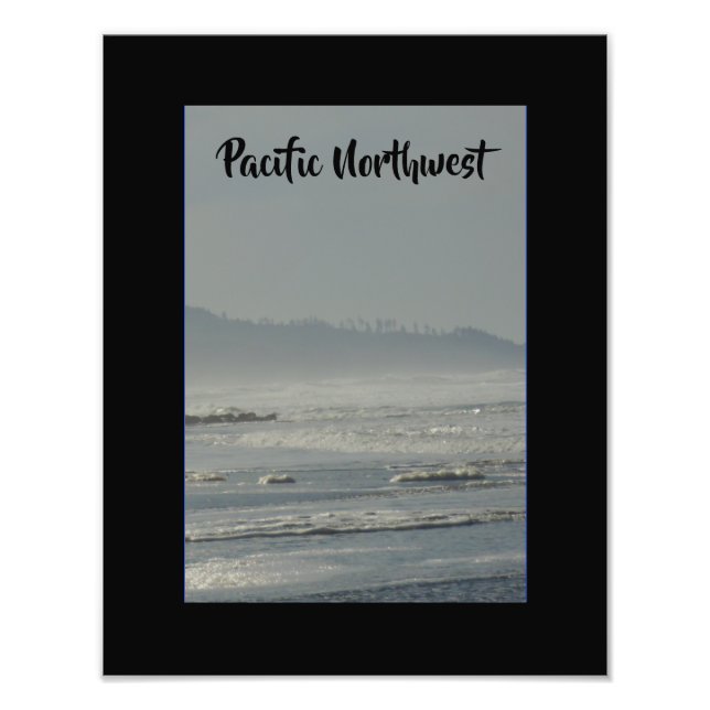 Pacific Northwest Photo Print Fototryck (Framsidan)