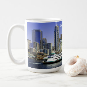 Pacific Northwest Seattle Ferry & Byggnad Kaffemugg