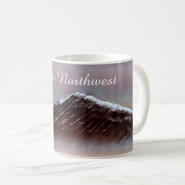 Pacific Northwest Subtila Solstrålar Kaffemugg (Framsida höger)
