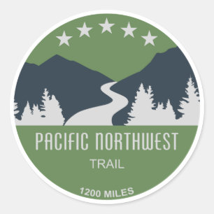 Pacific Northwest Trail Runt Klistermärke