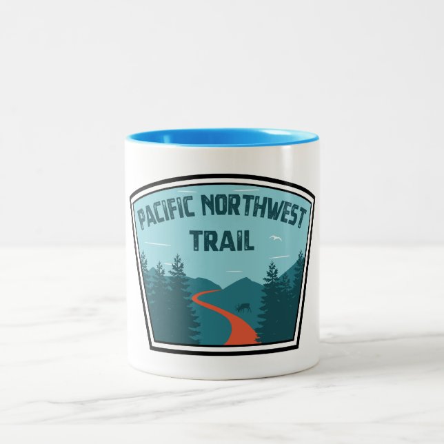 Pacific Northwest Trail Två-Tonad Mugg (Center)