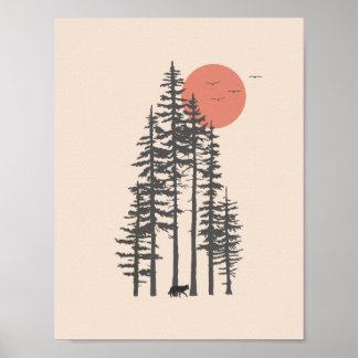 Pacific Northwest Wall Art Poster