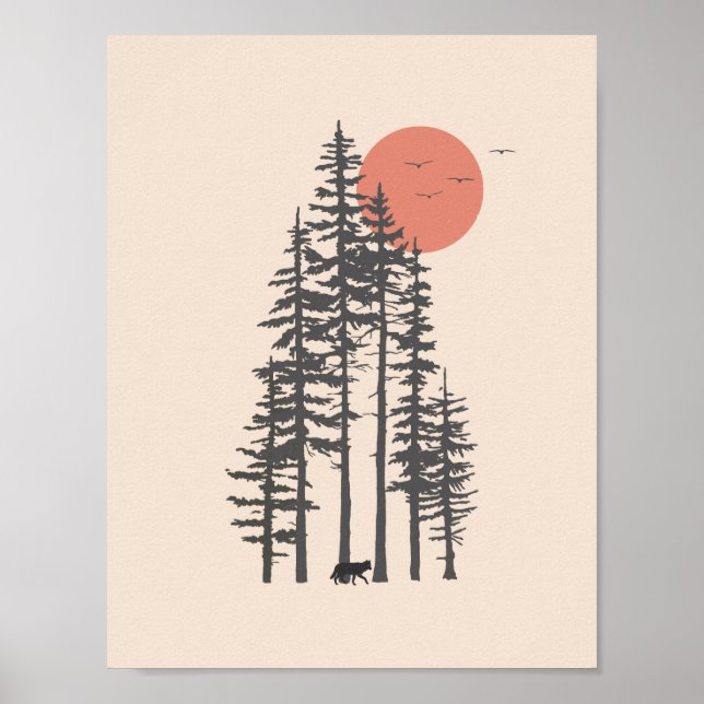 Pacific Northwest Wall Art Poster (Framsidan)