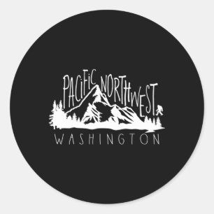 Pacific Northwest Washington Runt Klistermärke