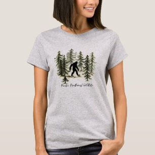Pacific Northwest Wildlife Big Foot Sasquatch T Shirt