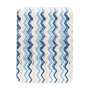 Pacific Ocean Chevron Mönster Magnet