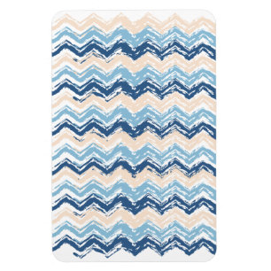 Pacific Ocean Chevron Mönster Magnet