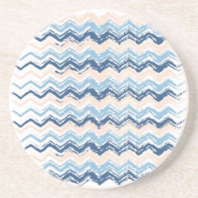 Pacific Ocean Chevron Mönster Underlägg (Framsidan)