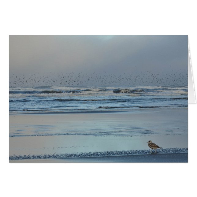 Pacific Ocean MorgBlues Hälsningskort (Framsidan Horizontal)