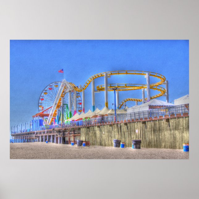 Pacific Ocean Park" Santa Monica Poster (Framsidan)