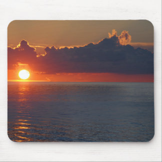 Pacific Ocean Sunset Mousepad Musmatta