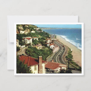 Pacific Palisades, Santa Monica 1950-talet Vykort
