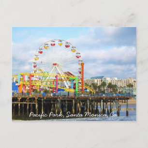 Pacific Park, Santa Monica, Ca. Vykort