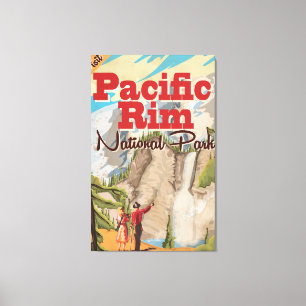Pacific Rim Canada National Park-semester Poster Canvastryck