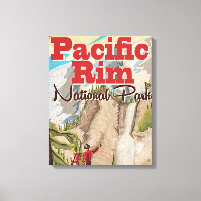 Pacific Rim Kanada Nationalpark semester Poster Canvastryck (Framsida)