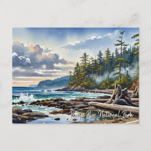 Pacific Rim National Park Canada Travel Helg Vykort