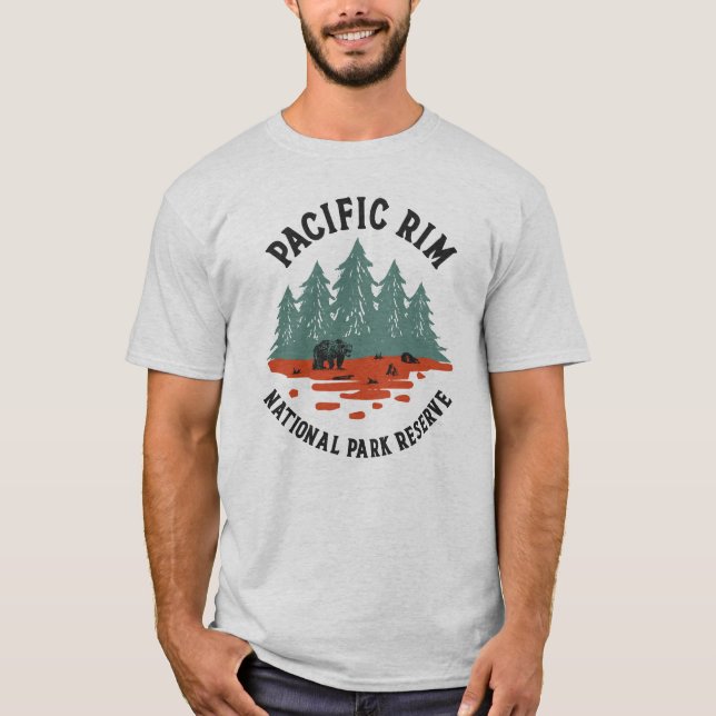 Pacific Rim National Park Reserve Äventyr T Shirt (Framsida)