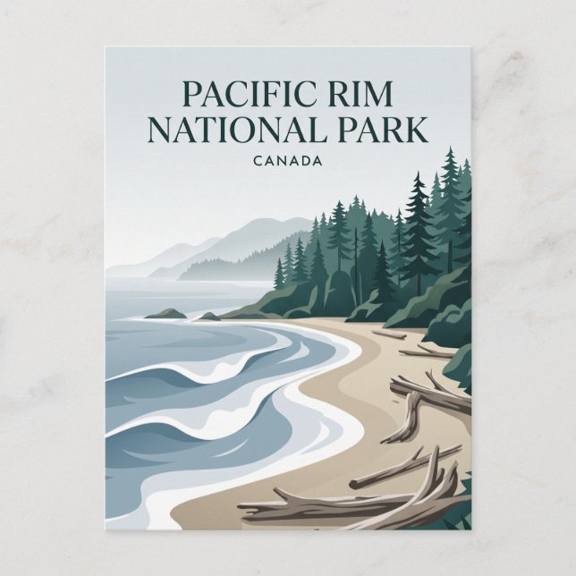 Pacific Rim National Park Reserve Kanada Vykort (Framsida)