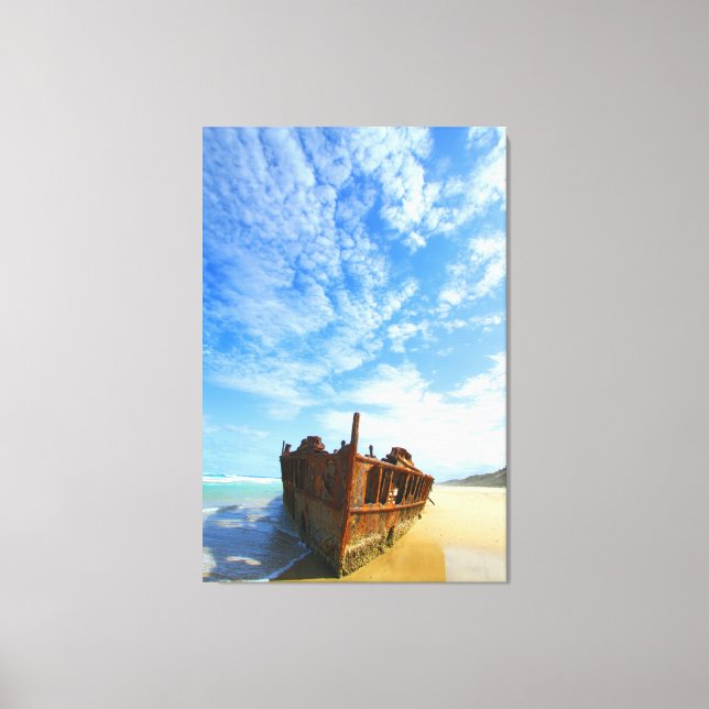 PACIFIC SHIPWRECK 32 x 48 Canvastryck (Framsida)