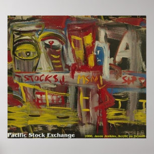 Pacific Stock Exchange Poster