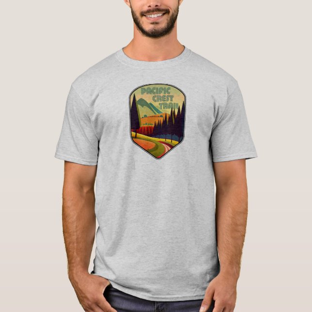 Pacific Vapensköld Trail Färg T Shirt (Framsida)