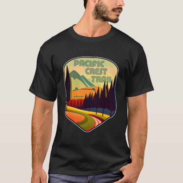 Pacific Vapensköld Trail Färg T Shirt (Framsida)