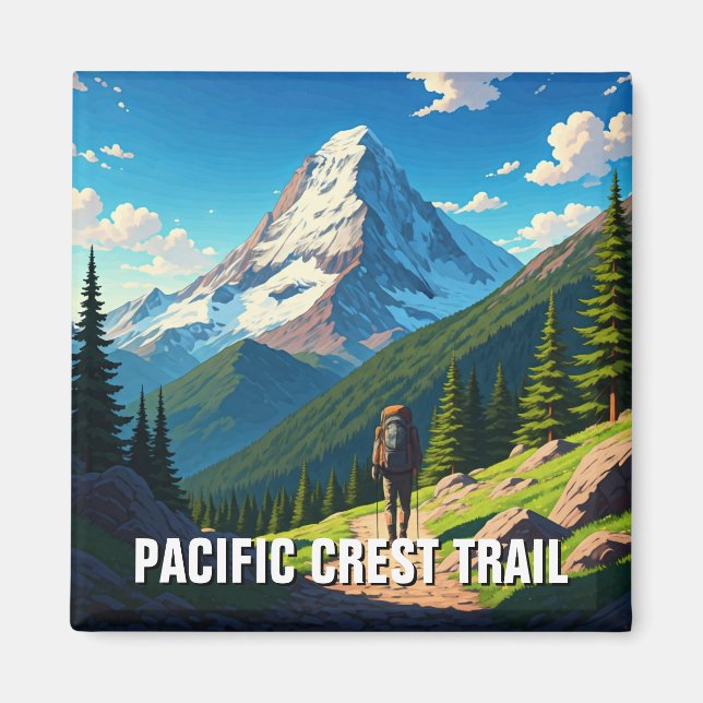 Pacific Vapensköld Trail Magnet (Framsidan)