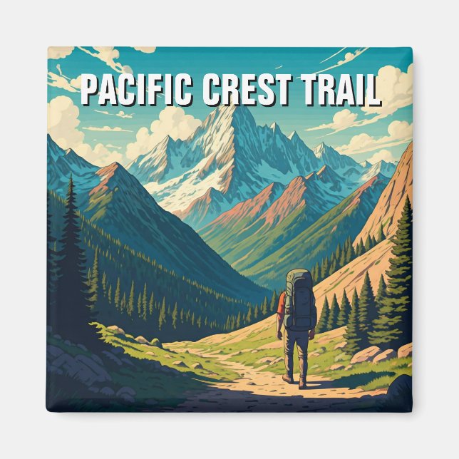 Pacific Vapensköld Trail Magnet (Framsidan)