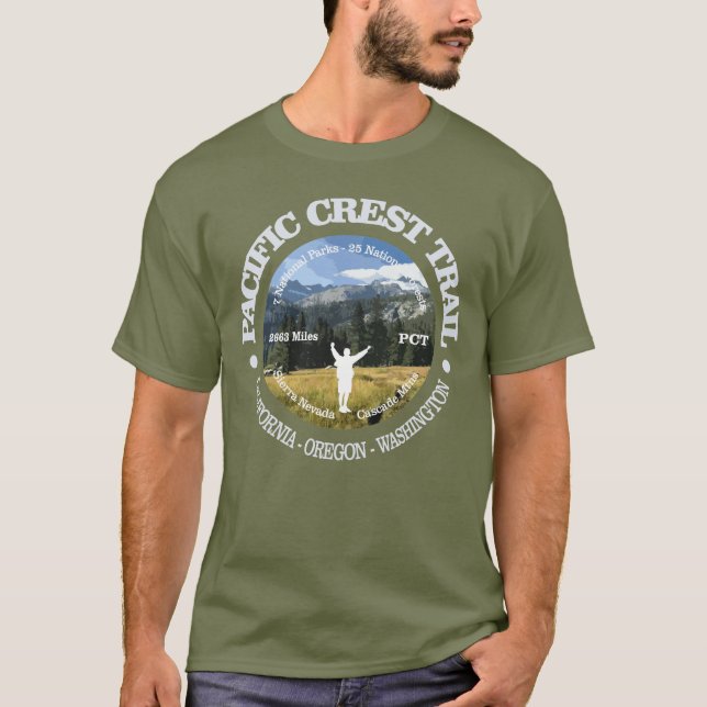 Pacific Vapensköld Trail T Shirt (Framsida)
