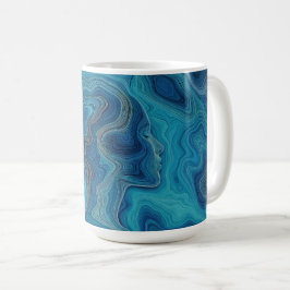 “Pacifica” – Ett havsporträtt Kaffemugg