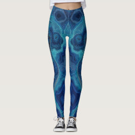 “Pacifica” – Ett havsporträtt Leggings