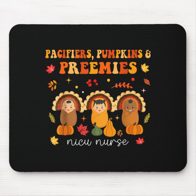 Pacifiers Pumpkins Preemies Nicu Nurse Gift  Musmatta (Framsidan)