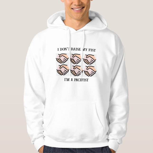 Pacifist Mennonite Hoodie (Framsida)