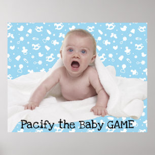 Pacify Baby Superskojets babyvisningsspel Poster