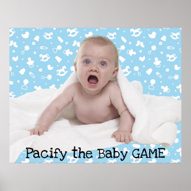 Pacify Baby | Superskojets babyvisningsspel Poster (Framsidan)