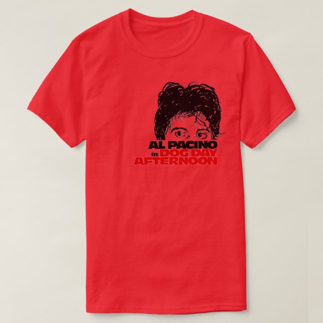 Pacino-Hund Dagen eftermiddag T Shirt (Design framsida)