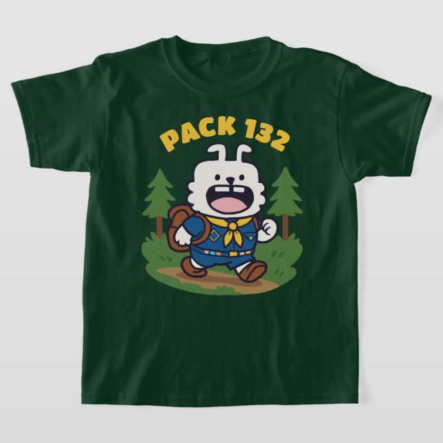 Pack 132 Class B Shirt T Shirt (Laydown)