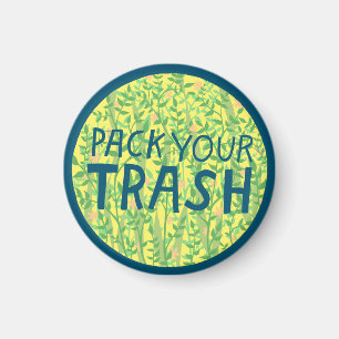 PACK DIN SOPOR No Littering Circle Art Magnet