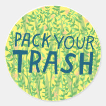 PACK DIN SOPOR No Littering Circle Art