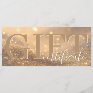 Pack DISCOUNT - Elegant Luxury Gift Certificate Rådkort