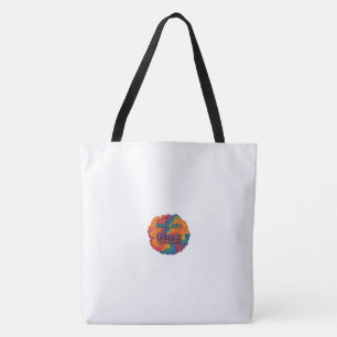 Pack Joy, Unpack Happity Shoulder Tote Tygkasse