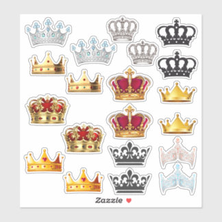 Pack of 20 stickers My crowns Klistermärken