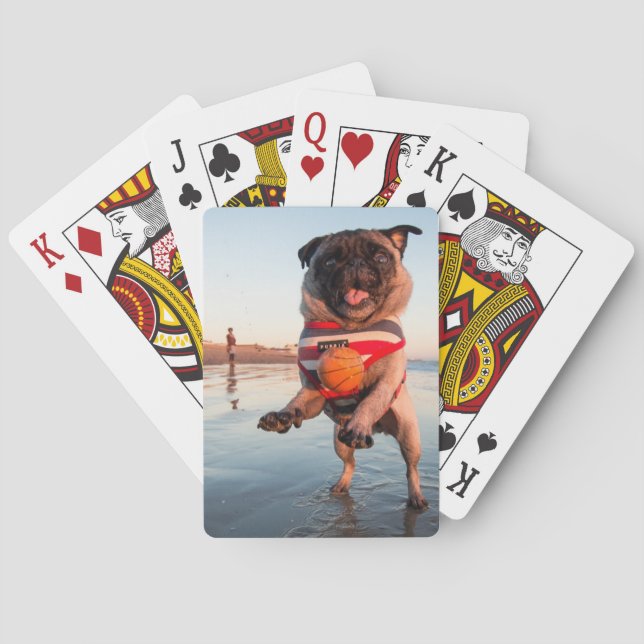 Packa Boll på persikor Casinokort (Baksidan)