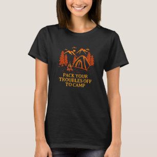 Packa bort dina problem till kassera en motiv offe t shirt