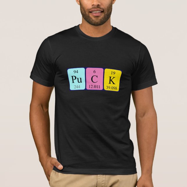 Packa den periodiska skjortan bord namn tee shirt (Framsida)